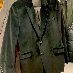 Black Dressy sports coat velvety smooth 100% cotton